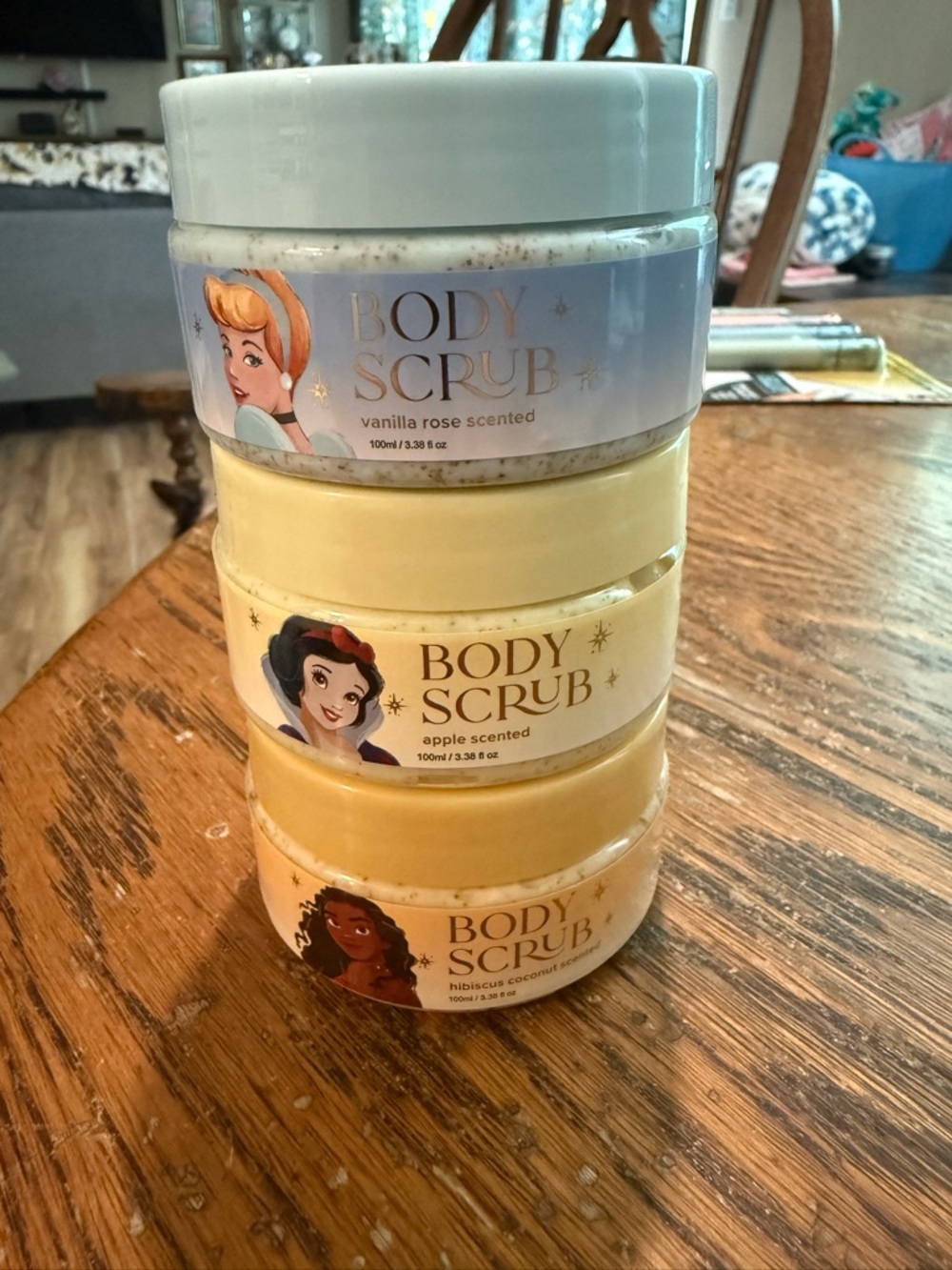 Disney Princess Body Scrub Trio - Brand New